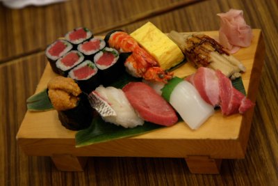 A sushi set at 3500