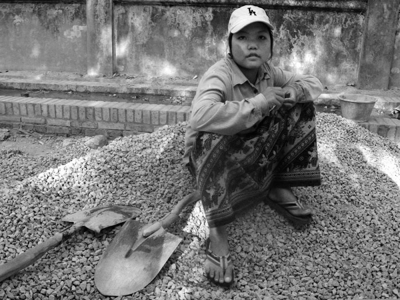 Road Laborer, Luang Prabang, Laos, 2005