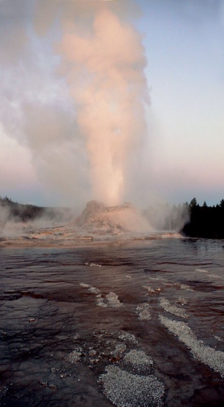 Castle Geyser, Yellowstone National Park, Wyoming, 2006