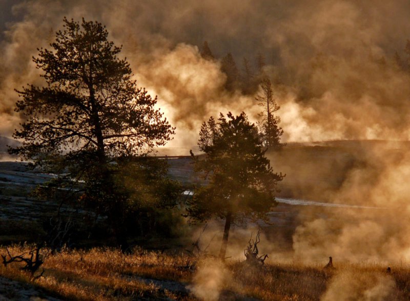 Hell along the Firehole, Yellowstone National Park, Wyoming, 2006