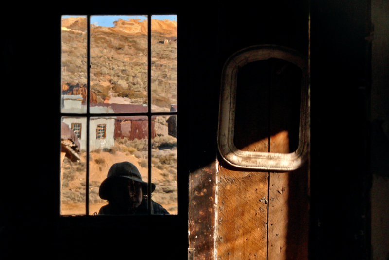 The face in the window, Bodie Historical Park, California, 2006