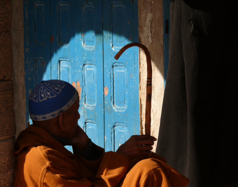 Blue door, Essaouira, Morocco, 2006
