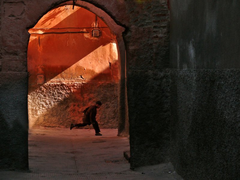 Decisive moment, Marrakesh, Morocco, 2006