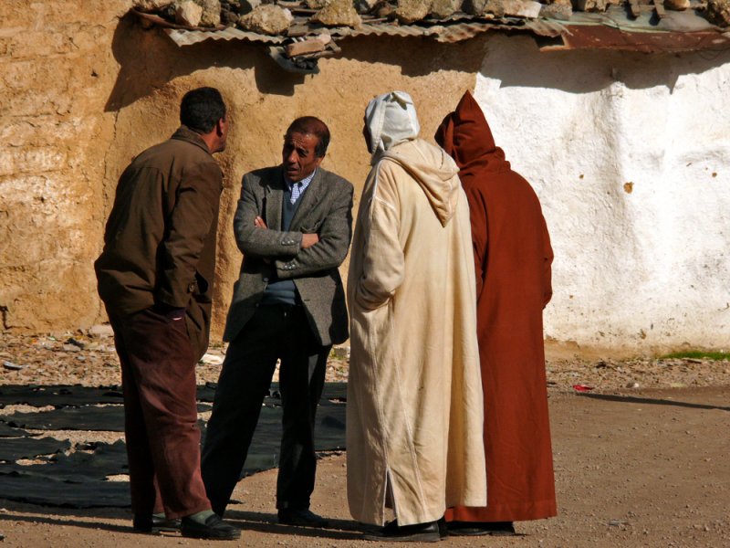Discussion, Fez, Morocco, 2006
