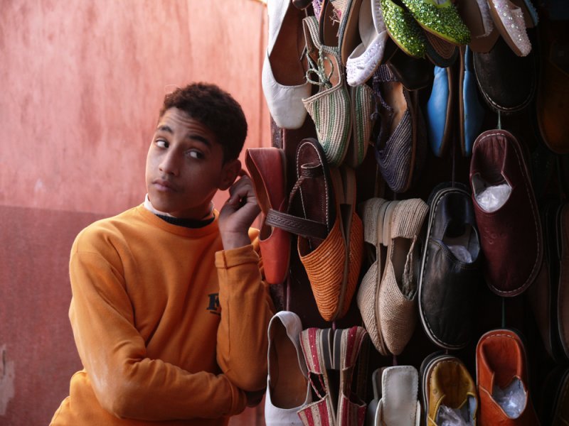 Young salesman, Marrakesh, Morocco, 2006