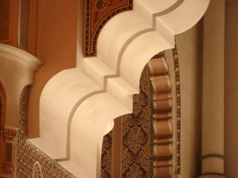 Detail, Hassan II Mosque, Casablanca, Morocco, 2006