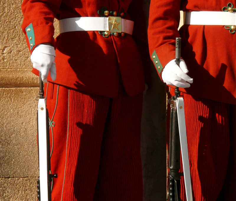 Guards, Royal Palace, Rabat, Morocco, 2006