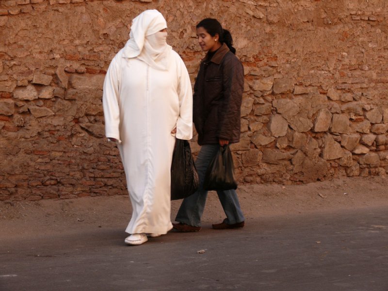 Woman in white, Marrakesh, Morocco, 2006