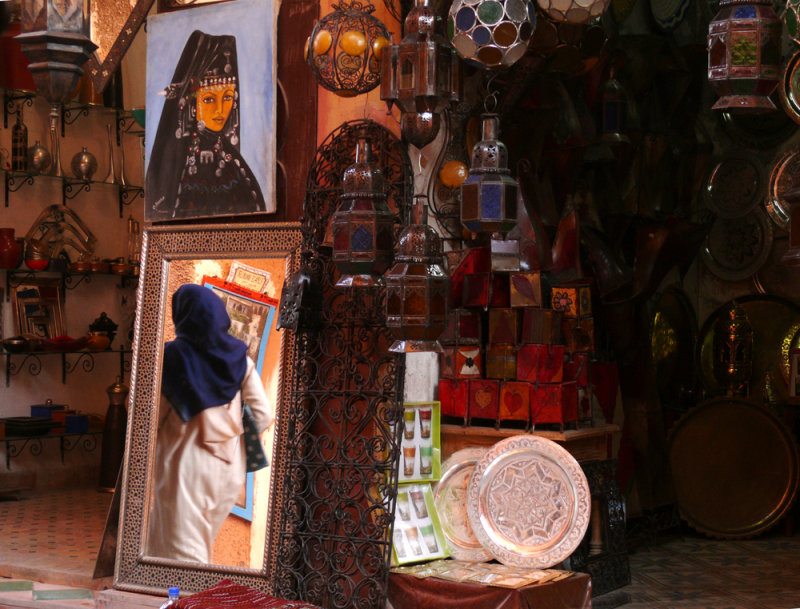 Mirror image, Marrakesh, Morocco, 2006