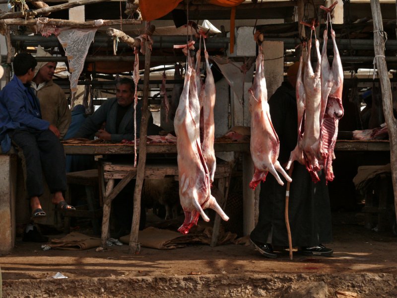 Butchers bench, Essaouira, Morocco, 2006