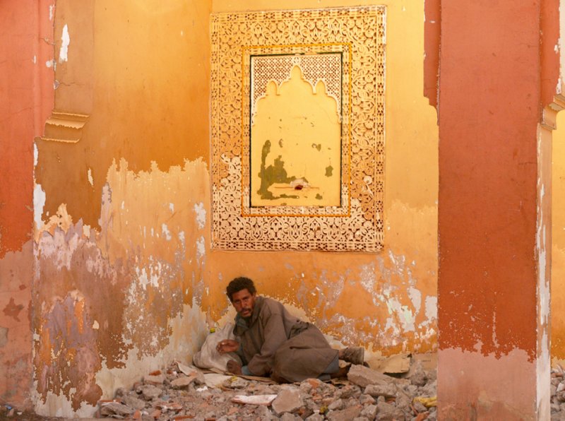 Cornered, Marrakesh, Morocco, 2006