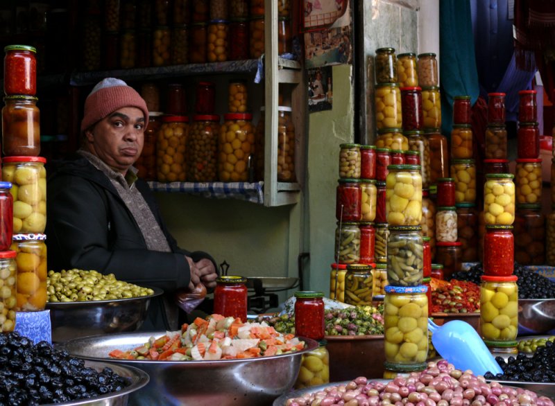Food vendor, Marrakesh, Morocco, 2006