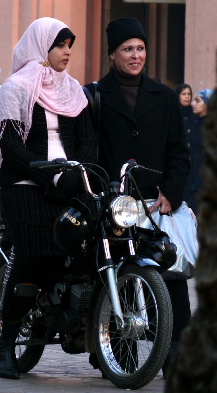 Motorized commuter, Marrakesh, Morocco, 2006