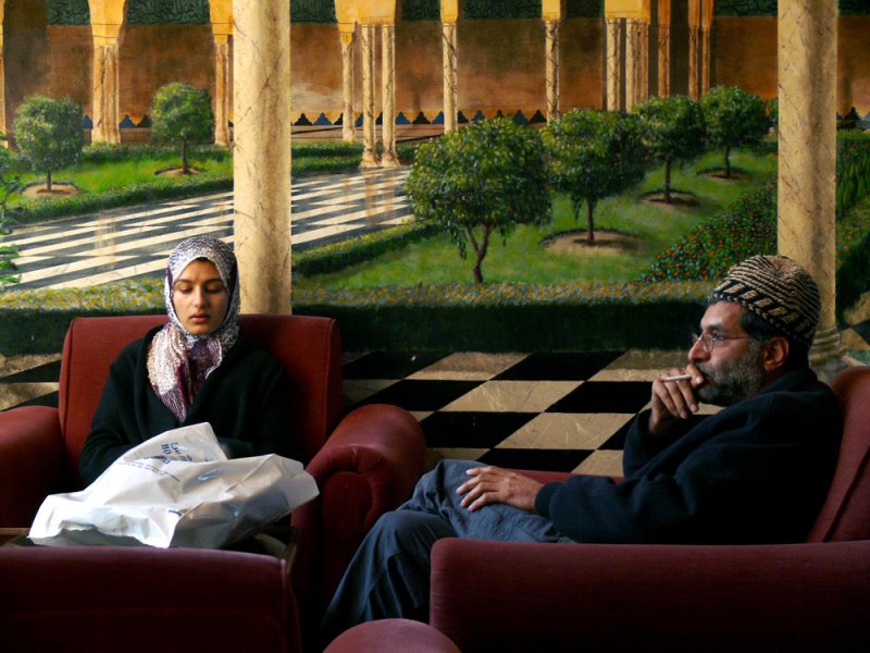 Hotel lobby, Marrakesh, Morocco, 2006