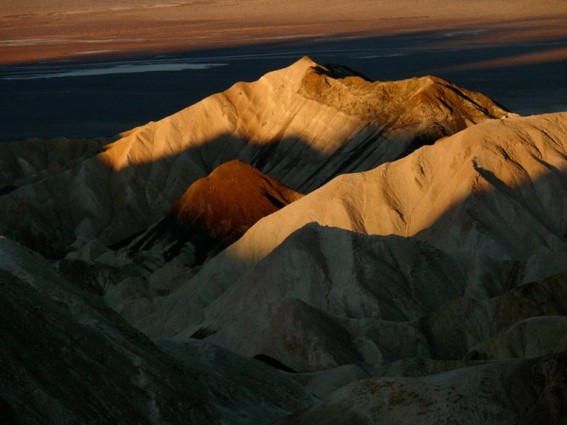 Sunrise, Zabriskie Point, Death Valley National Park, California, 2007