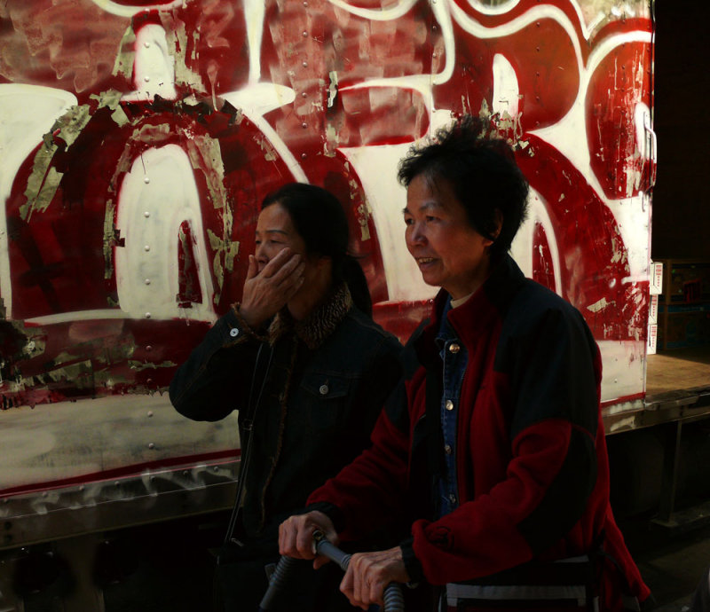 Shoppers, Chinatown, San Francisco, California, 2007