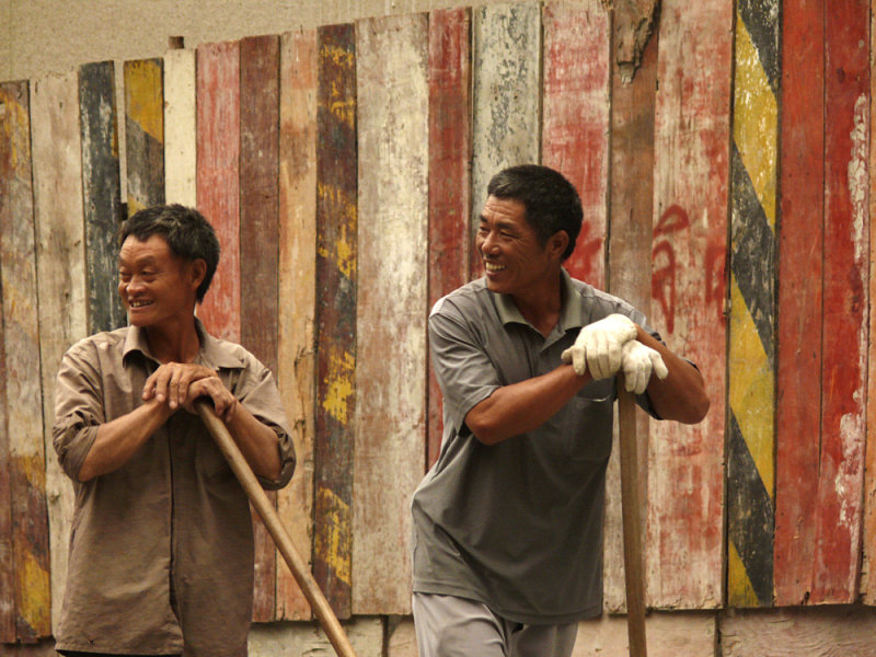 Workers, Shanghai, China, 2007