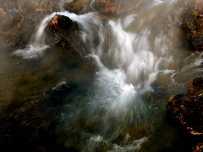 Cascade, Hot Lake, Yellowstone National Park, Wyoming, 2006