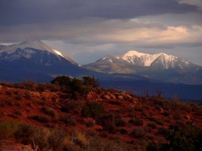 Mountain vista, Arches National Park, Utah, 2006