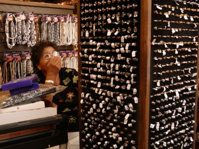 Store clerk, Cameron Trading Post, Cameron, Arizona, 2006