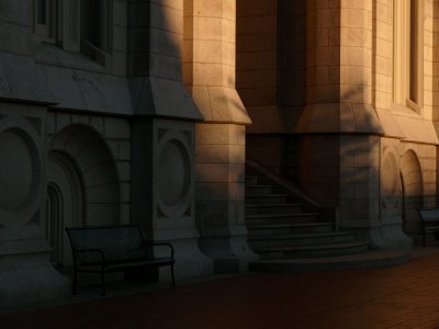 Entrance, Salt Lake Temple, Salt Lake City, Utah, 2006