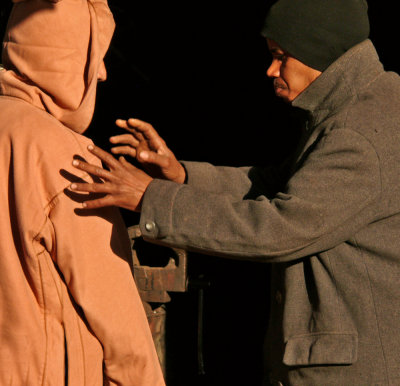 Haggling in the souks, Marrakesh, Morocco, 2006