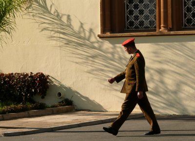 Jaunty soldier, Rabat, Morocco, 2006