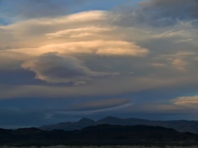 Lenticular barrage, Tecopa Hot Springs, California, 2007