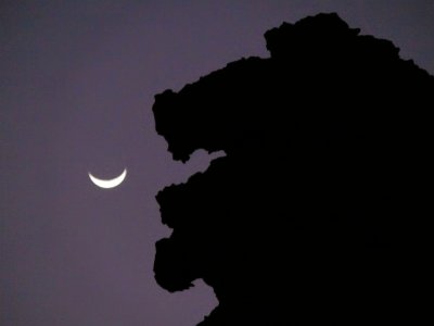 Moonrise, Golden Canyon, Death Valley National Park, California, 2007