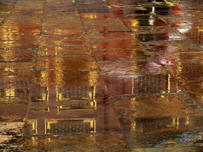 Rain, Temple of Heaven, Beijing, China, 2007