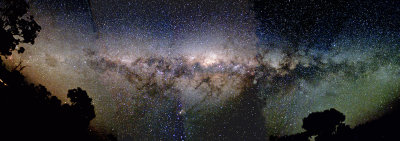 Milky Way Mosaic 2 4 x 20 secs
