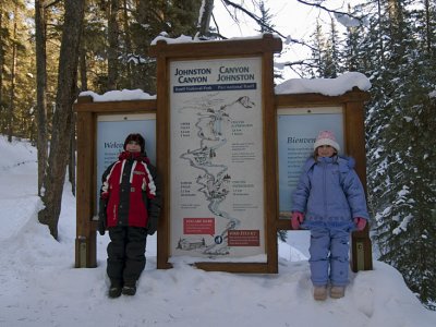 Winter in Johnston Canyon