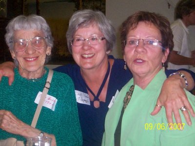 Marj Buxton, Cindy Buxton and Joyce Hoganson