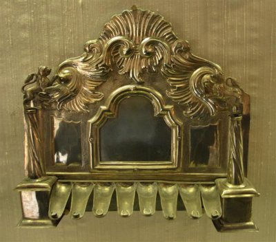 Hanukka  Lamp - In A  Collection At Ticho House.JPG