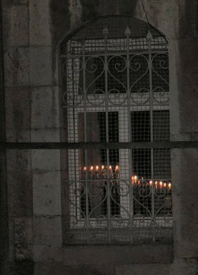 According To Certain Tradition, A  Lighted Hanukka  Lamp Shoud  Remain  Inside The Flat, By A Window.JPG