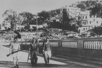 In Comparison: Hagana Soldiers On Rushmiya Bridge,1948 (unknown photographer).jpg