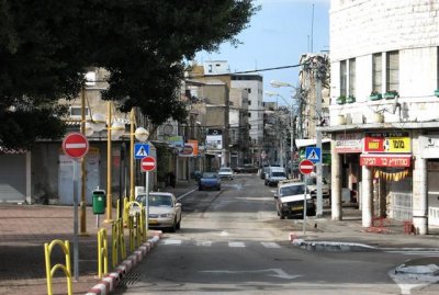 Jaffa Rd.,ex omayah, At Crossroads With Elijah St.,Where The Jaffa Gate Was Situated Along The Western Wall.JPG