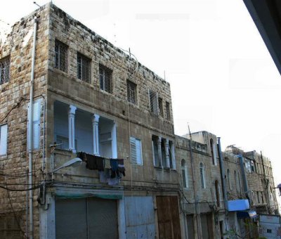  Old Buildings At  Crossroads Hatib & Shivat Zion ,Where Western & Southern  Walls Met .JPG
