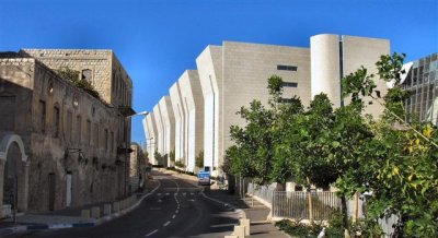  Eastern End Of  Shivat Zion St. At Background - Rear Of  Courts Building.JPG