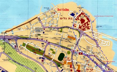 Estimated  Borders Of Haifa El Atiqa On A Map.jpg