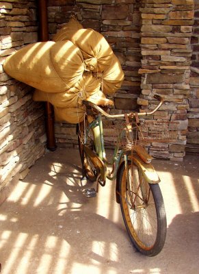 Old Bike at the Zoo Salt Lake City