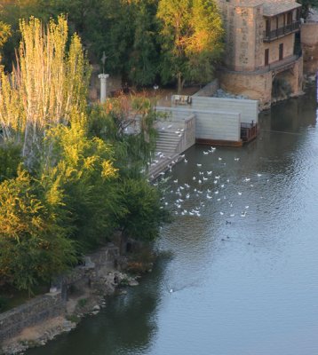 Un rincn del Ro Tajo a su paso por Toledo