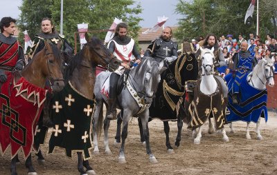 Festival Medieval de Hita - Torneo - Los caballeros competidores