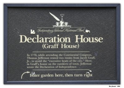 Declaration House Plaque