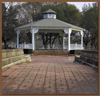 Stevenson Park Gazebo and Century Walk