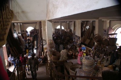 Interior of Freetown Main Market, 1st Floor.