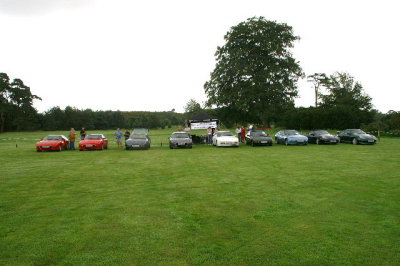 A Car Show at Leeds Castle