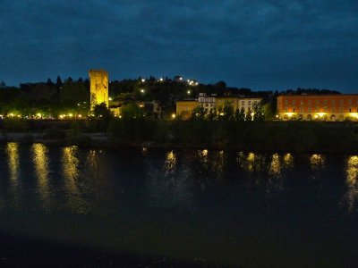 The river Arno very early one morning....