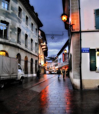 Wet Painted Street