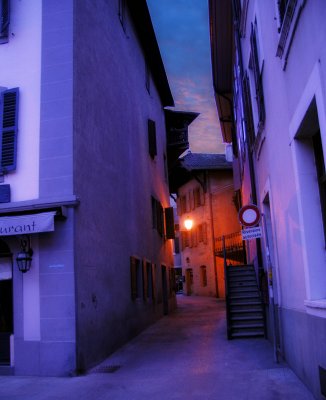 Purple alley